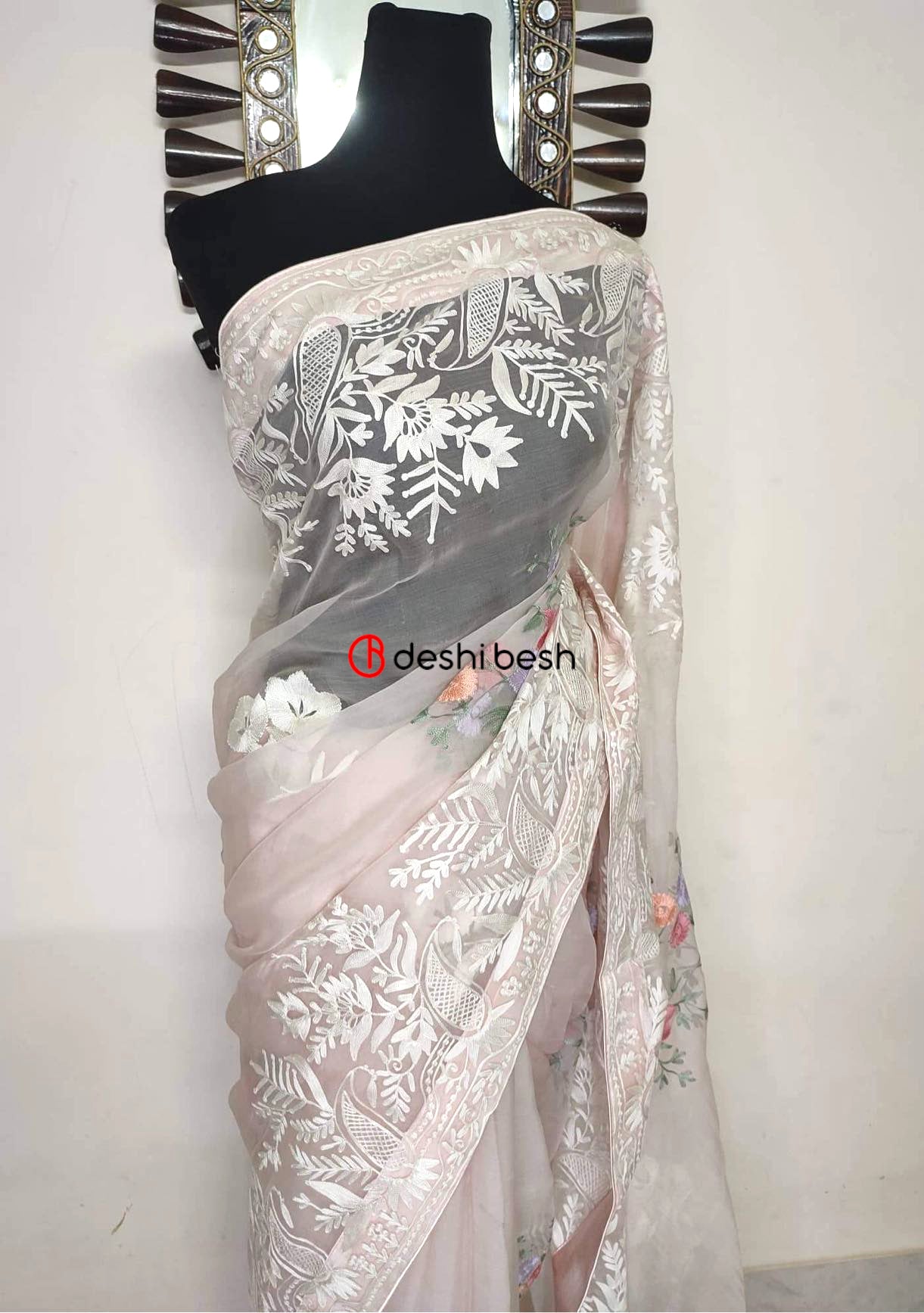 Exclusive Boutique Designer Muslin Saree - db20268