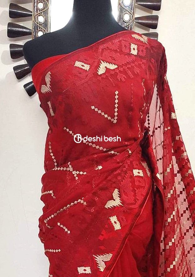 Exclusive Boutique Designer Muslin Saree - db20266