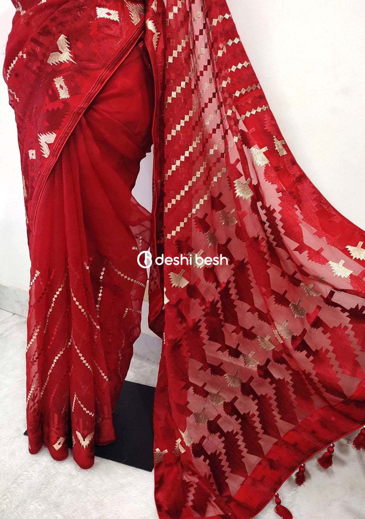 Exclusive Boutique Designer Muslin Saree - db20266