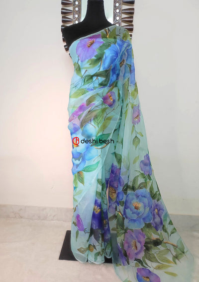 Exclusive Boutique Designer Muslin Saree - db20589