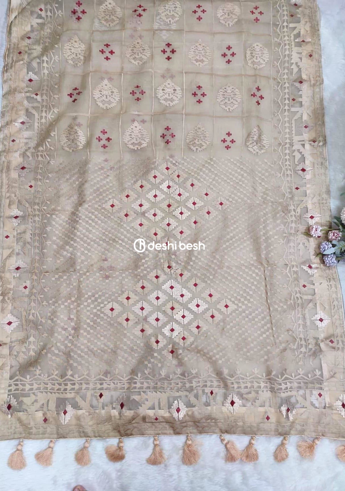 Exclusive Boutique Designer Muslin Saree - db20509