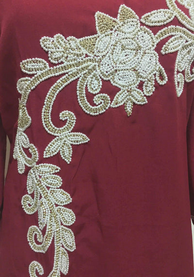 Exclusive Heavy Embroidered Boutique Salwar Suit: Deshi Besh.