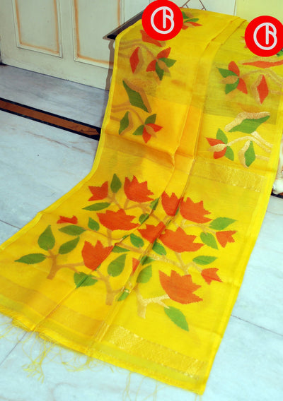 Exclusive Traditional Hand Woven Jamdani Saree - db20551