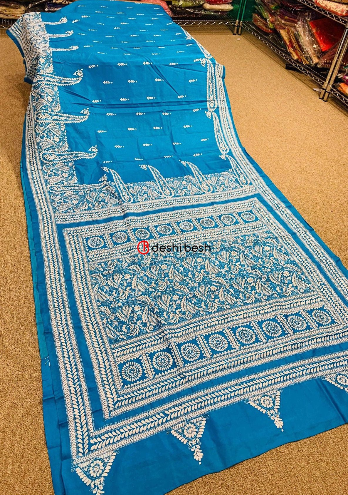 Exclusive Traditional Kantha Stitch Saree - db20290