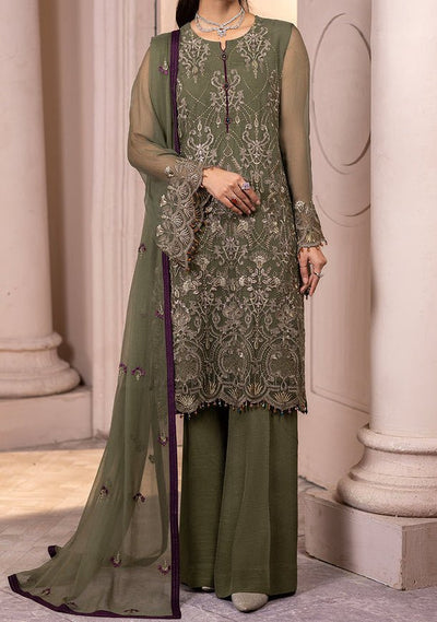 Flossie Zeba Pakistani Luxury Chiffon Dress - db24956