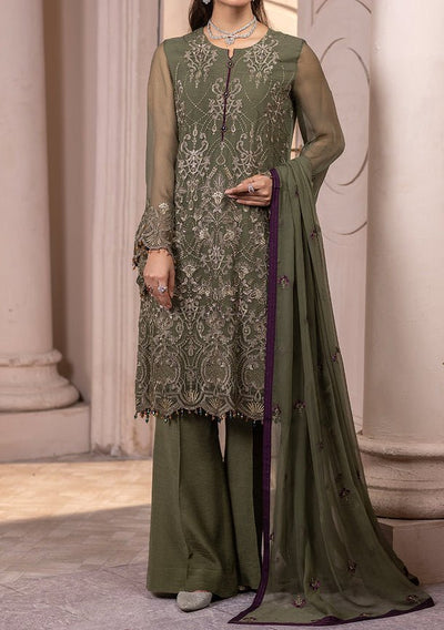 Flossie Zeba Pakistani Luxury Chiffon Dress - db24956