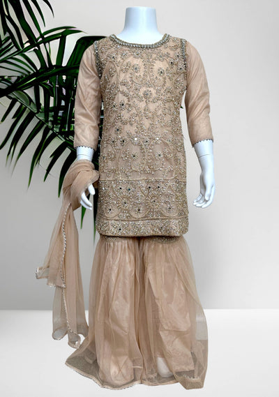 Girl’s Gorgeous Party Wear Sharara Suit - db21894