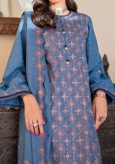 Gulljee Bella Ready Made Embroidered Lawn Dress - db25634