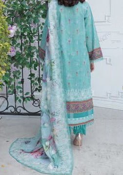 Gulljee Mahajal Pakistani Embroidered Lawn - db22935