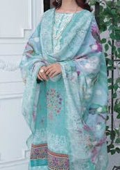 Gulljee Mahajal Pakistani Embroidered Lawn - db22935