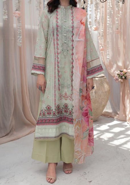 Gulljee Mahajal Pakistani Embroidered Lawn - db22938