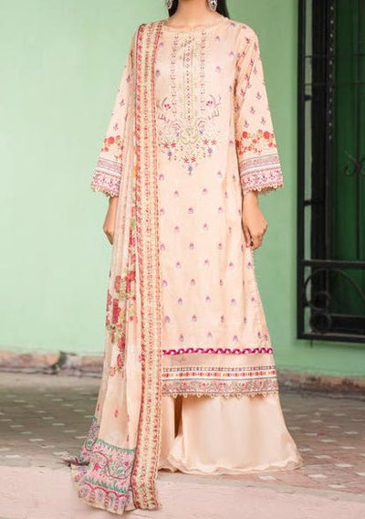 Gulljee Mishaal Ready Made Embroidered Lawn Dress - db24686