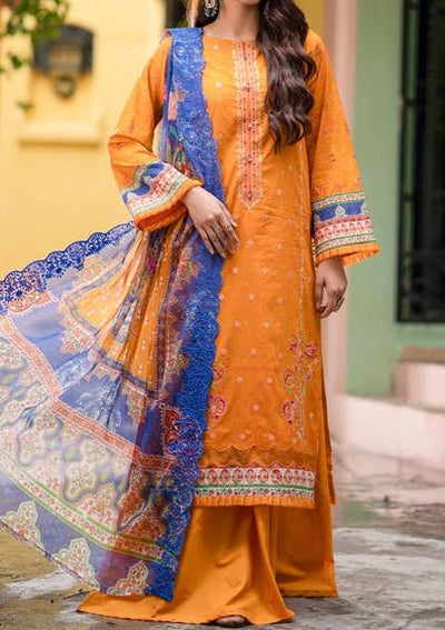 Gulljee Mishaal Ready Made Embroidered Lawn Dress - db24693