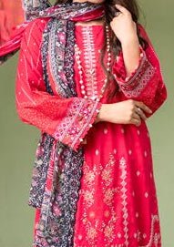 Gulljee Mishaal Ready Made Embroidered Lawn Dress - db24691