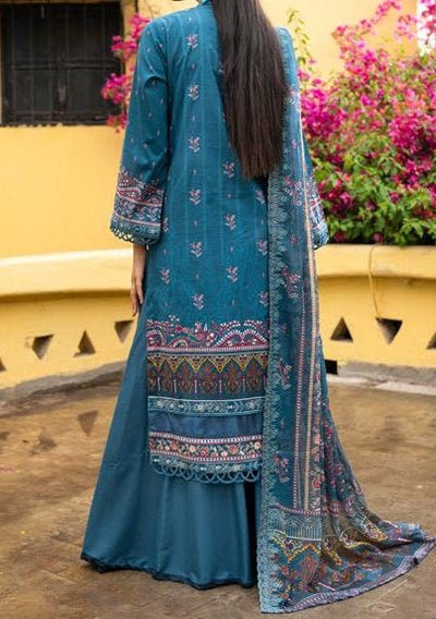 Gulljee Mishaal Ready Made Embroidered Lawn Dress - db24684