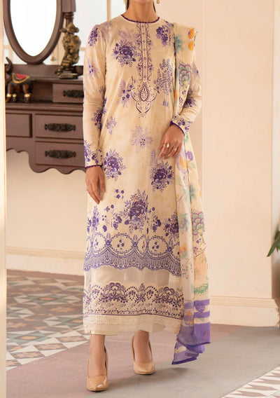 Gulljee Morja Ready Made Embroidered Lawn Dress - db24782