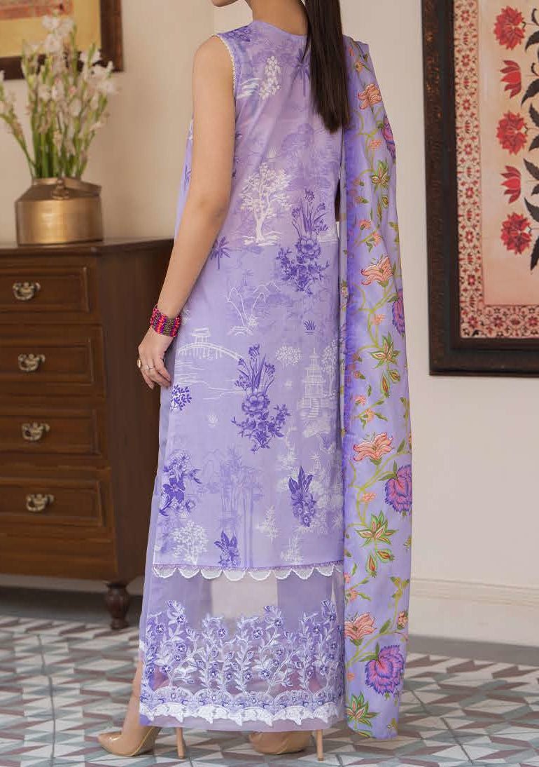 Gulljee Morja Ready Made Embroidered Lawn Dress - db24781