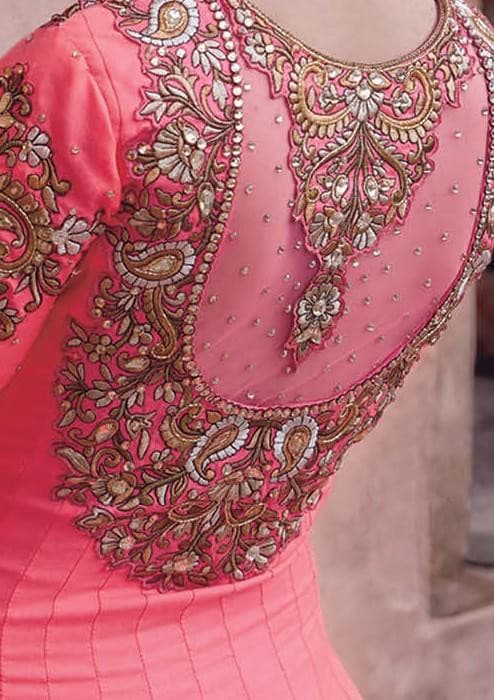 Hamida Kimora Volume-5 Designer Anarkali Suit: Deshi Besh.