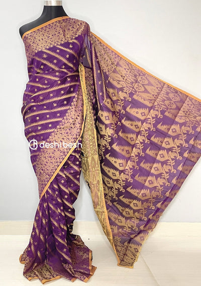 Handloom Jacquard Katan Silk Saree - db25724