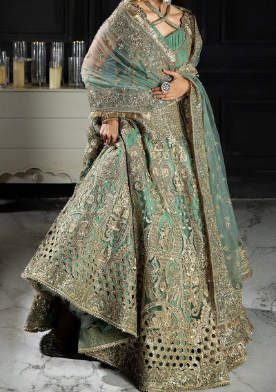 Imrozia Unaysa Pakistani Luxury Net Anarkali - db24450