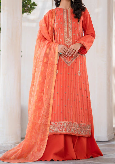 Kalakari Pakistani Embroidered Lawn Dress - db22155