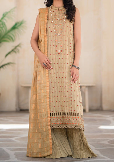 Kalakari Pakistani Embroidered Lawn Dress - db22150