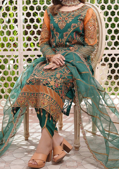 Maryam's Lemilsa Pakistani Luxury Organza Dress - db23922