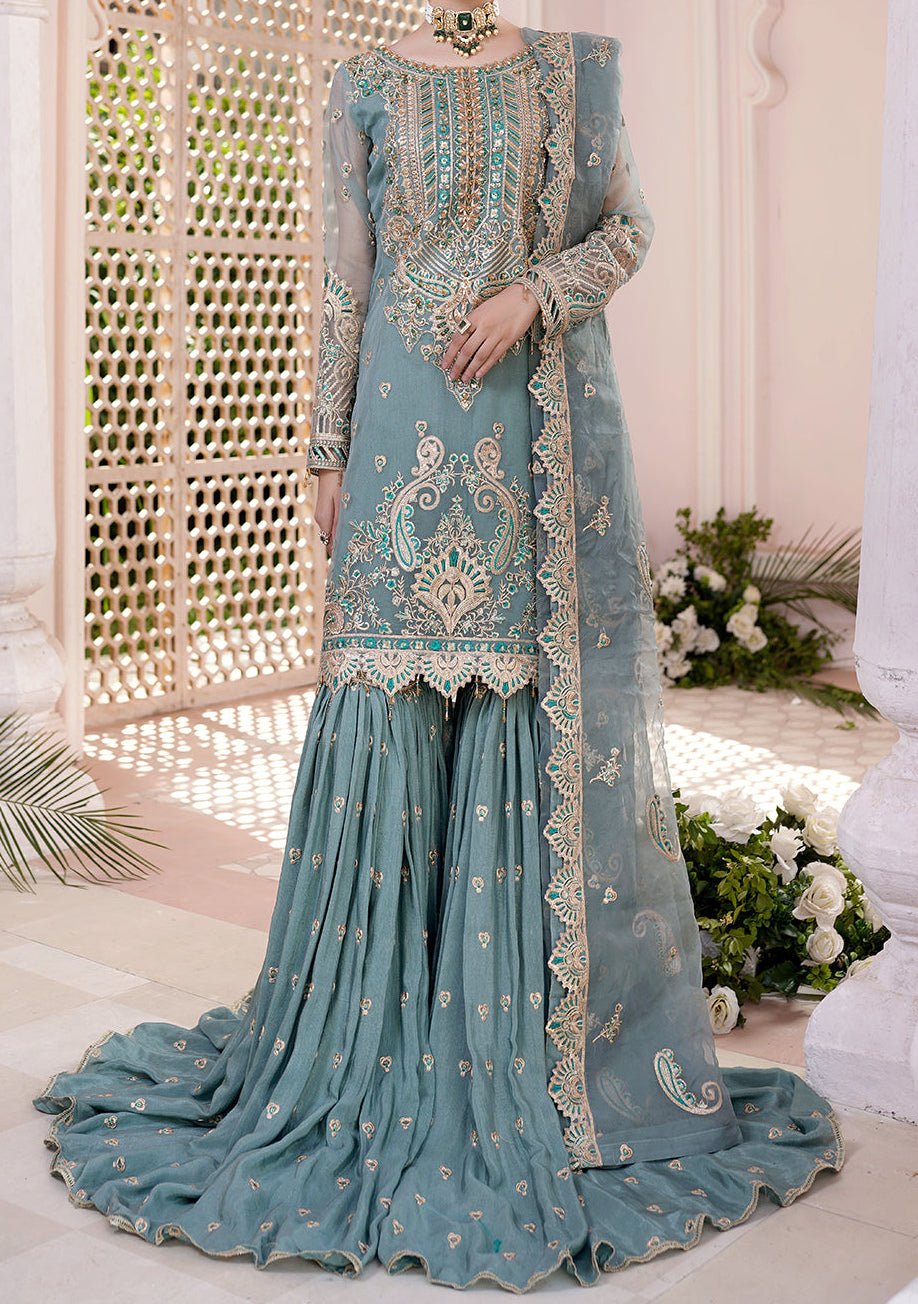 Maryam's Lemilsa Pakistani Luxury Organza Dress - db23915