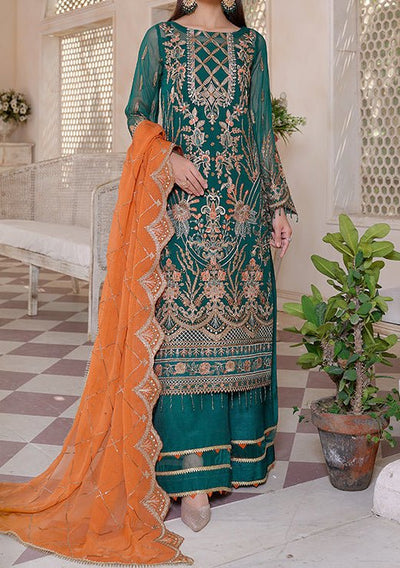 Maryam's Pakistani Luxury Chiffon Dress - db22410