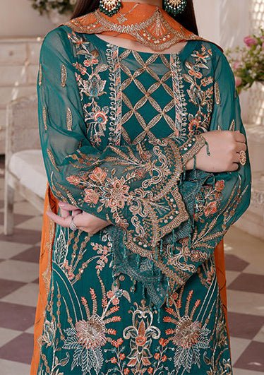 Maryam's Pakistani Luxury Chiffon Dress - db22410