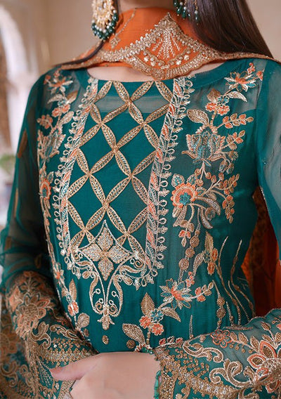 Maryam's Pakistani Luxury Chiffon Dress - db22410