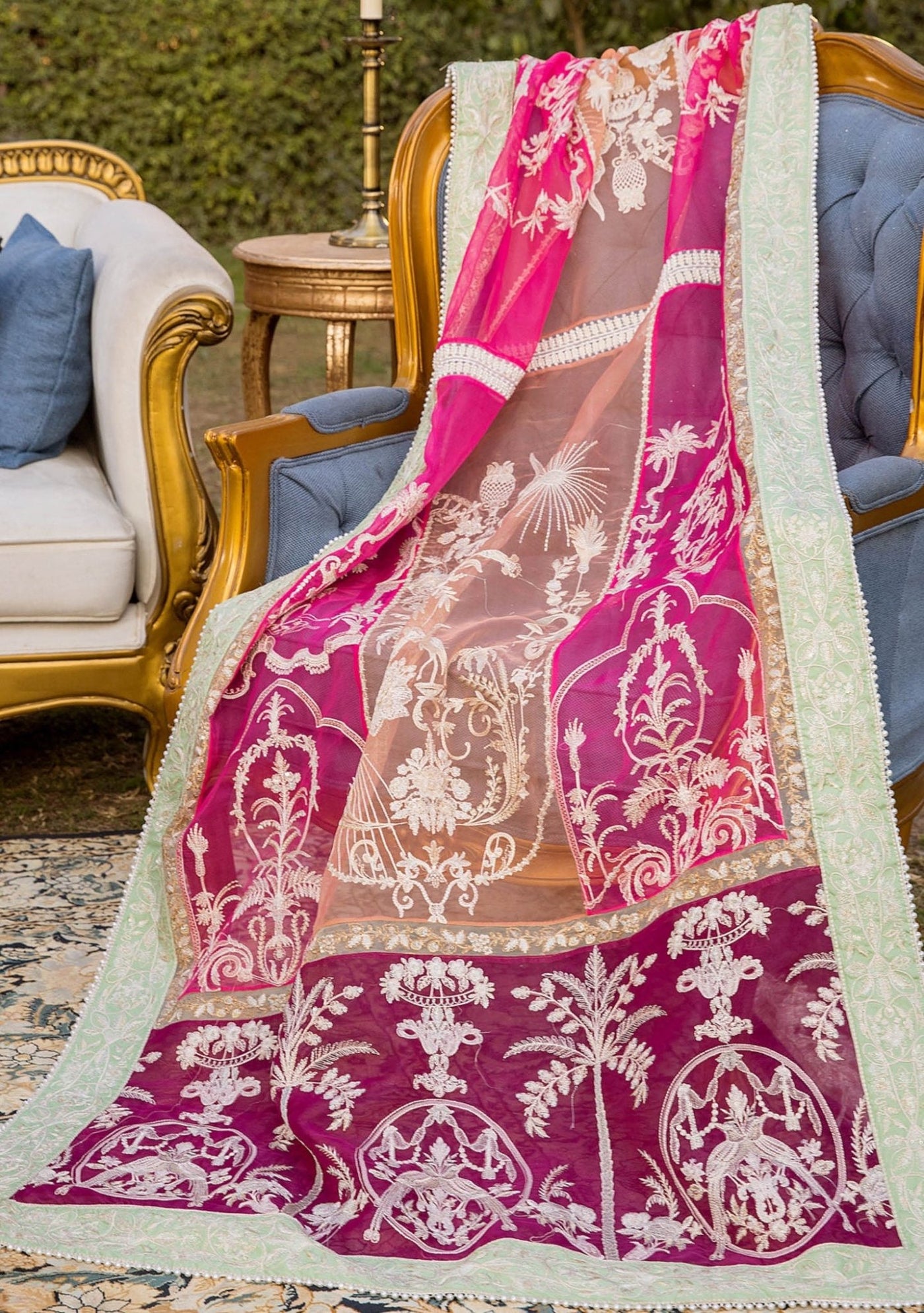 Maryum N Maria Pakistani Luxury Lawn Dress - db21565