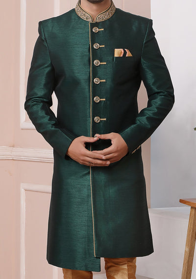 Men's Indo Western Party Wear Sherwani Suit - db20406