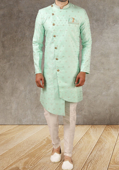 Men's Indo Western Party Wear Sherwani Suit - db20660