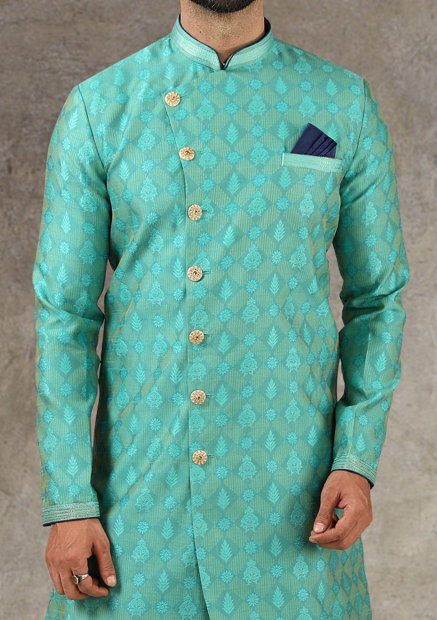 Men's Indo Western Party Wear Sherwani Suit - db20667