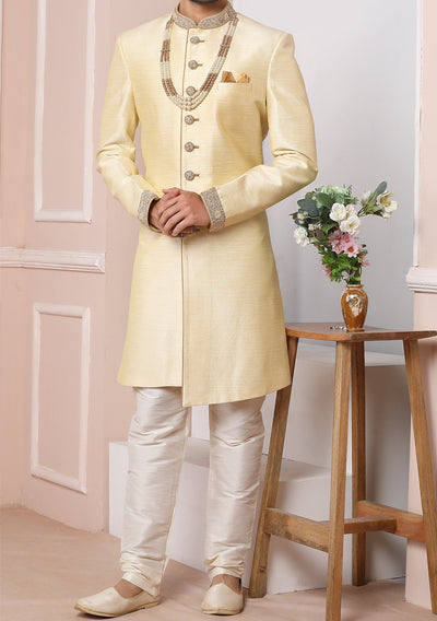 Men's Indo Western Party Wear Sherwani Suit - db20397