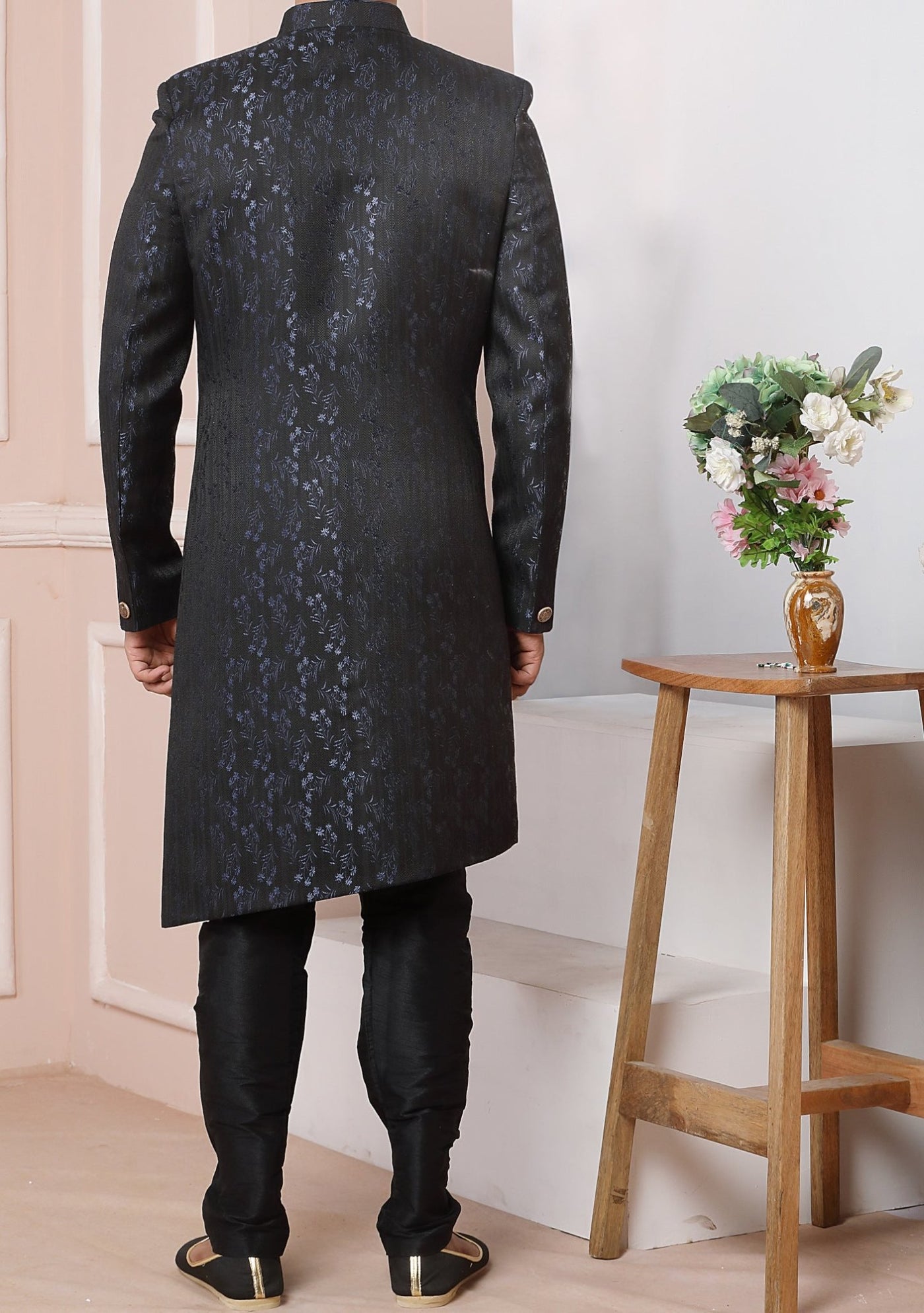 Men's Indo Western Party Wear Sherwani Suit - db20466