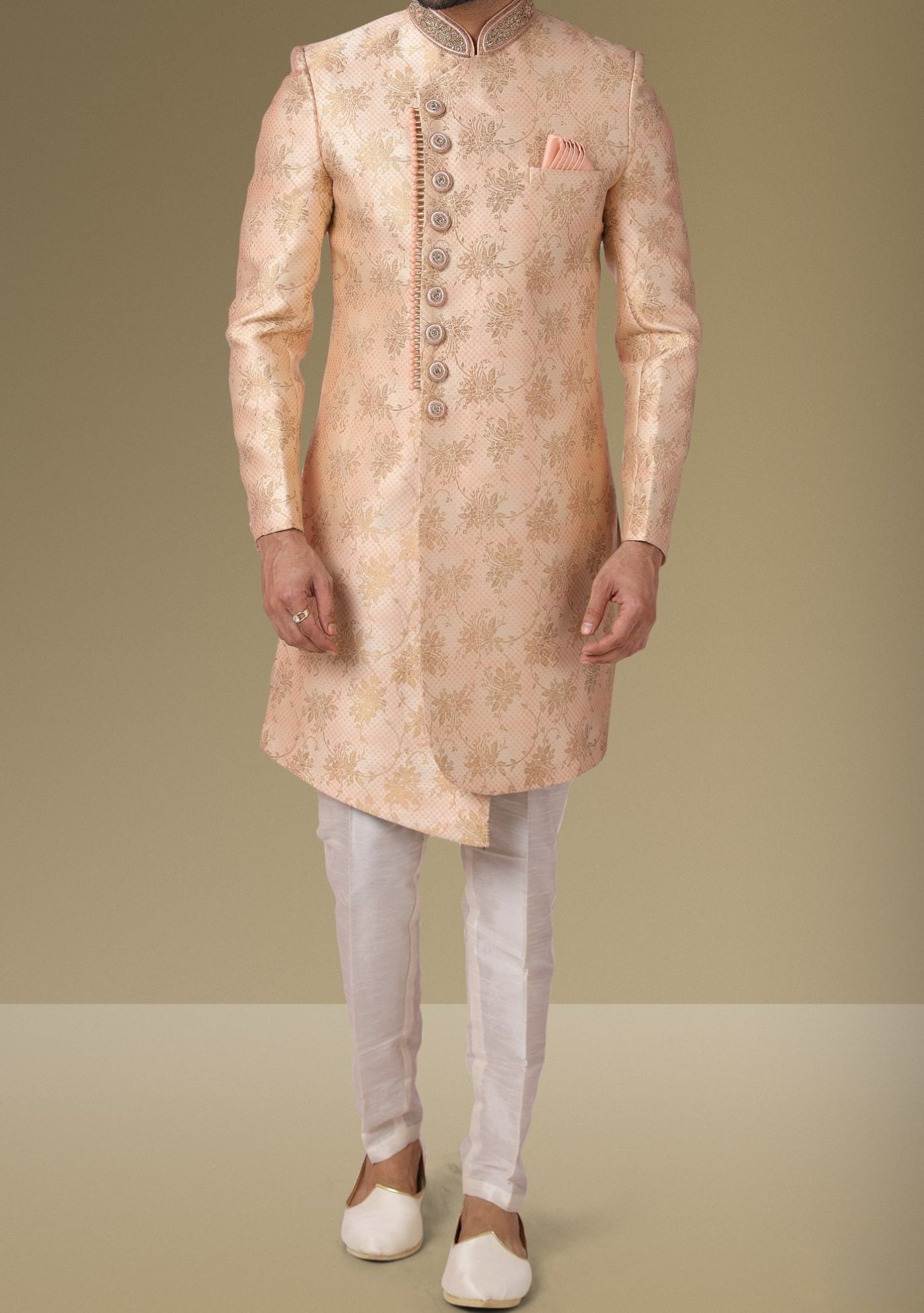 Men's Indo Western Party Wear Sherwani Suit - db18070