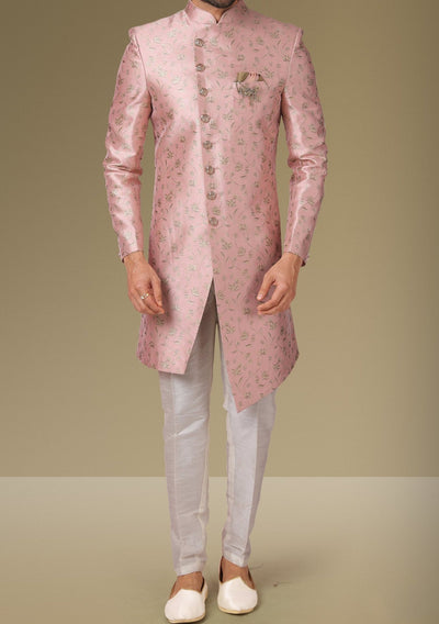 Men's Indo Western Party Wear Sherwani Suit - db18085