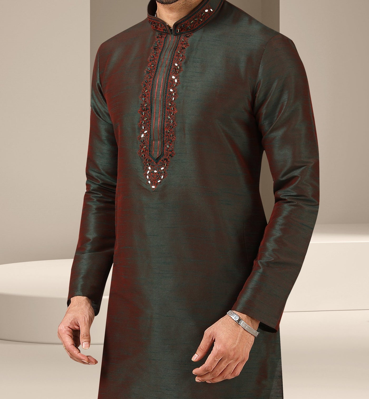 Men's Traditional Party Wear Kurta Pajama - db19435