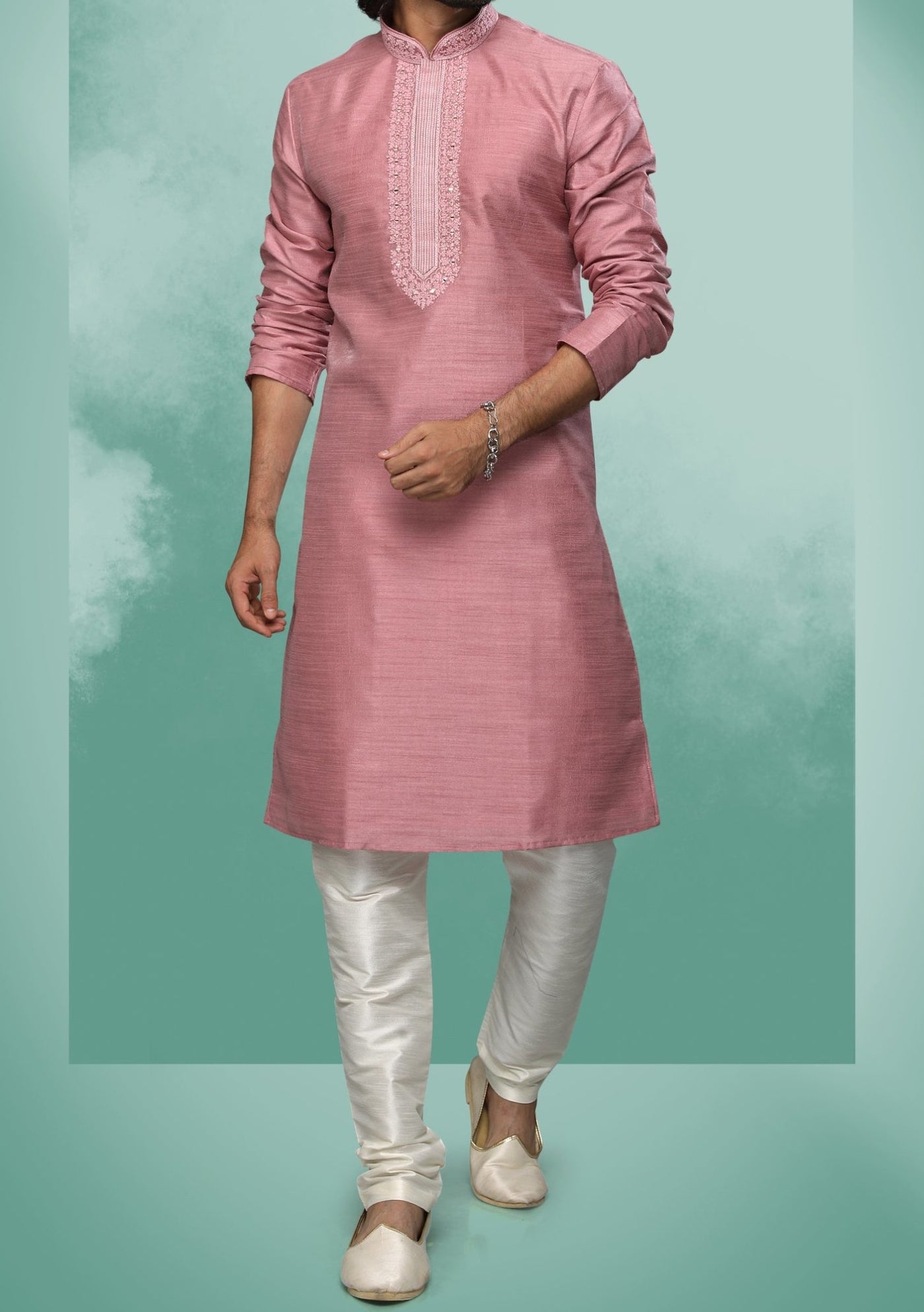 Men's Traditional Party Wear Kurta Pajama - db20623