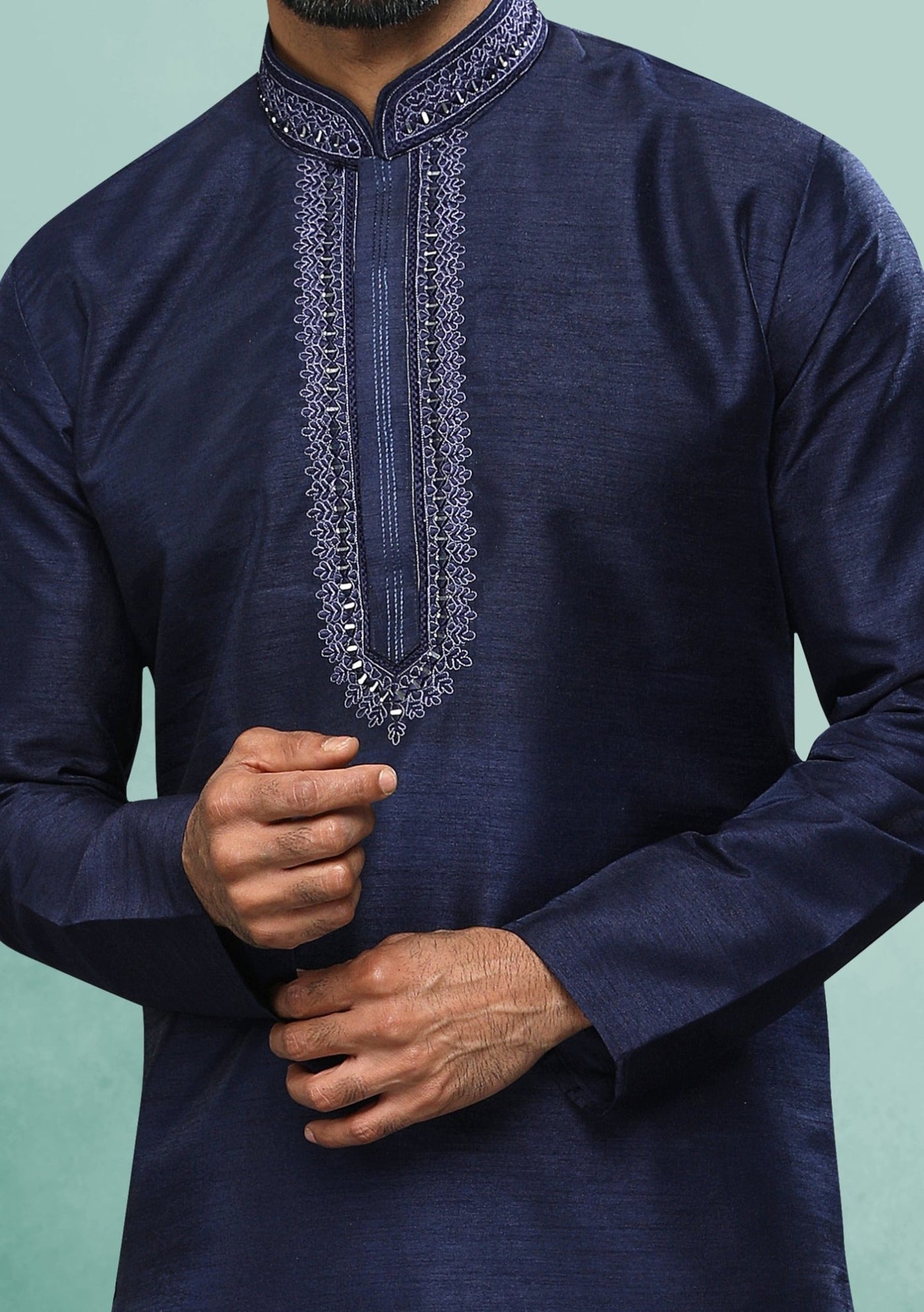 Men's Traditional Party Wear Kurta Pajama - db20618