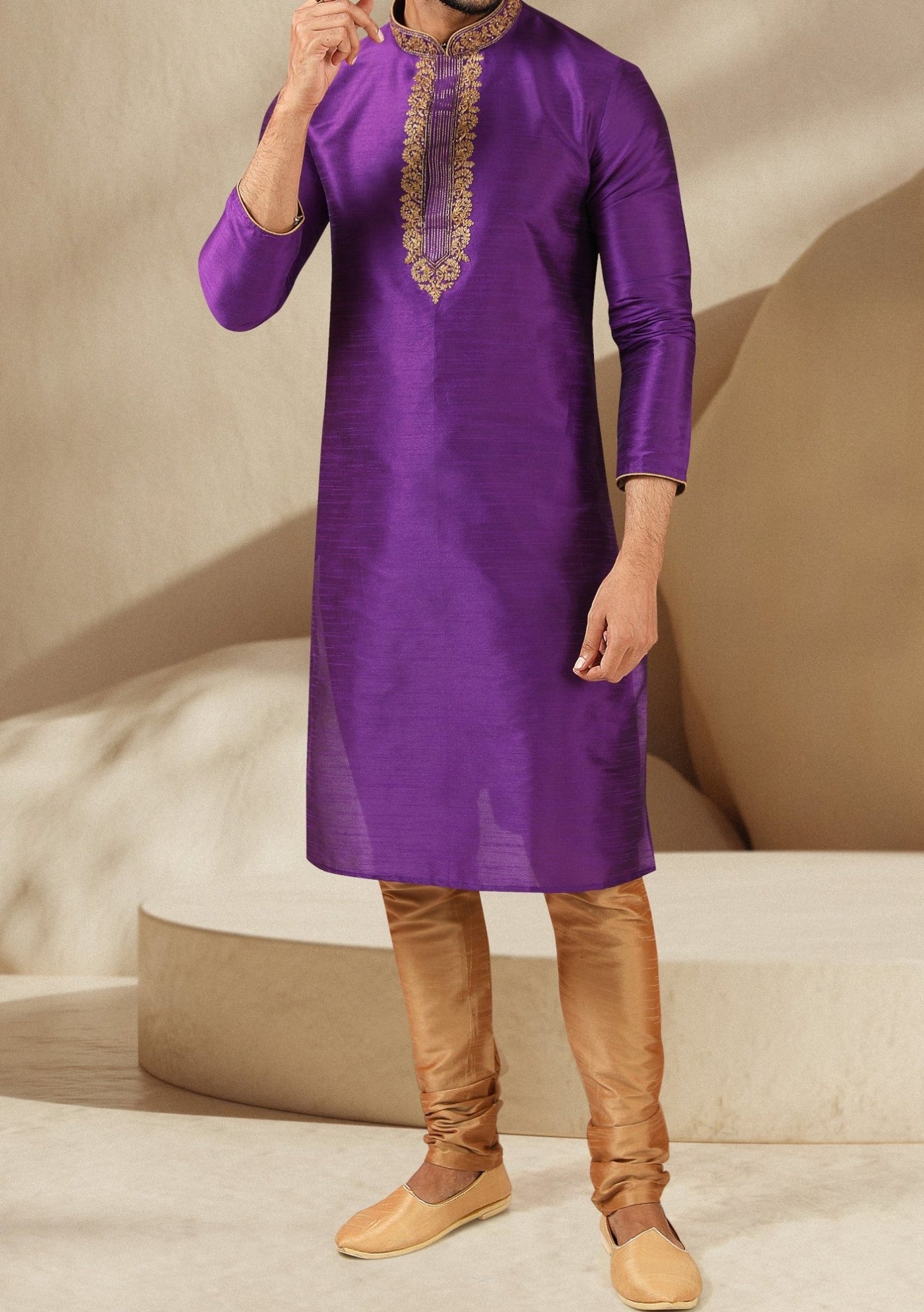 Men's Traditional Party Wear Kurta Pajama - db19443