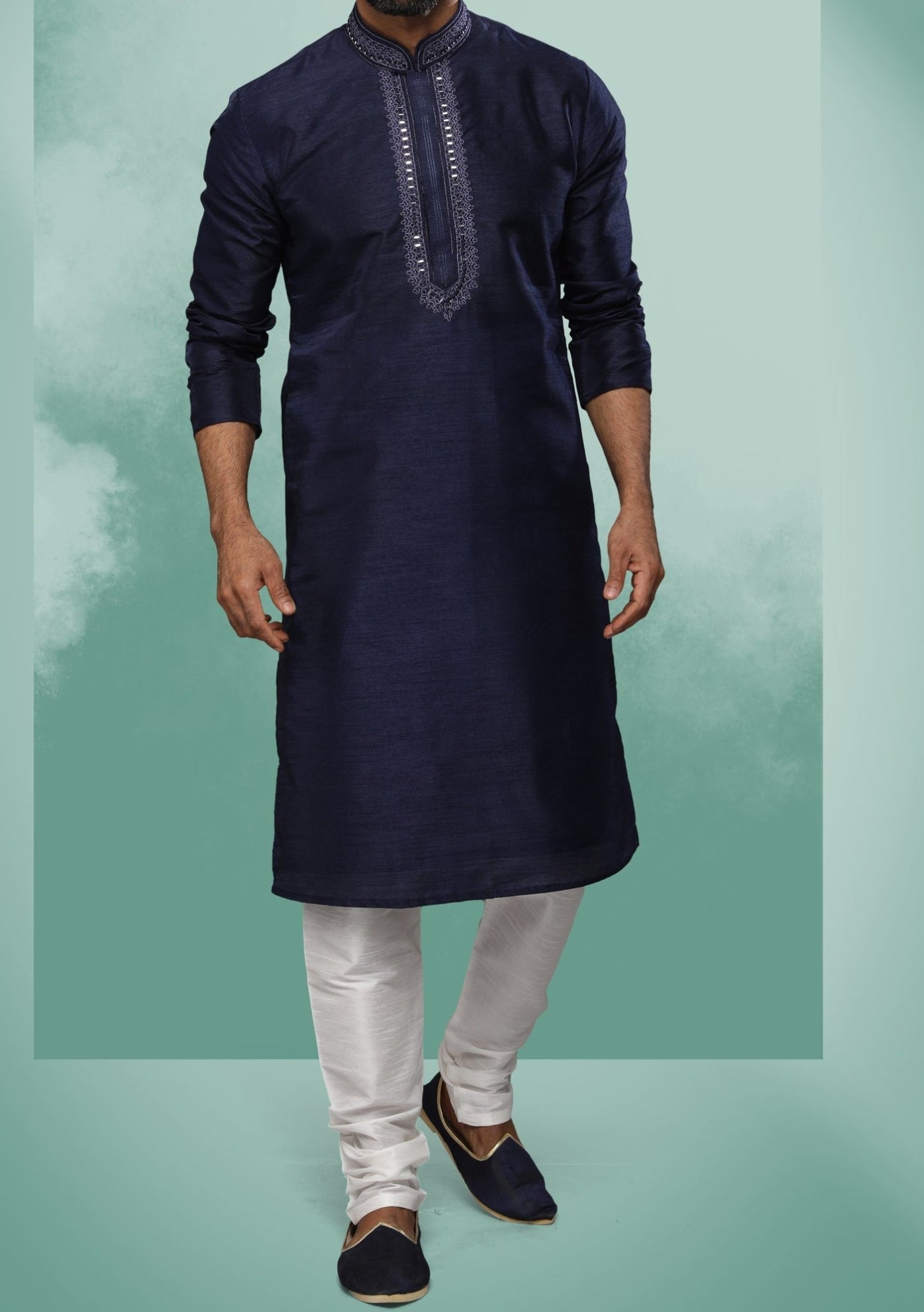 Men's Traditional Party Wear Kurta Pajama - db20618