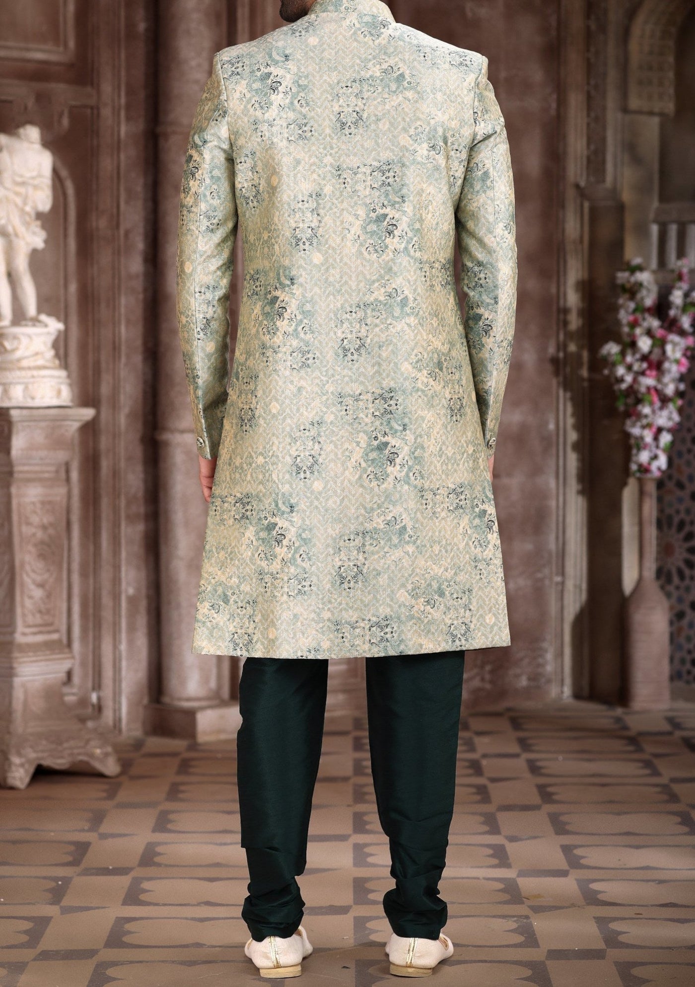 Men's Traditional Party Wear Sherwani Suit - db22830