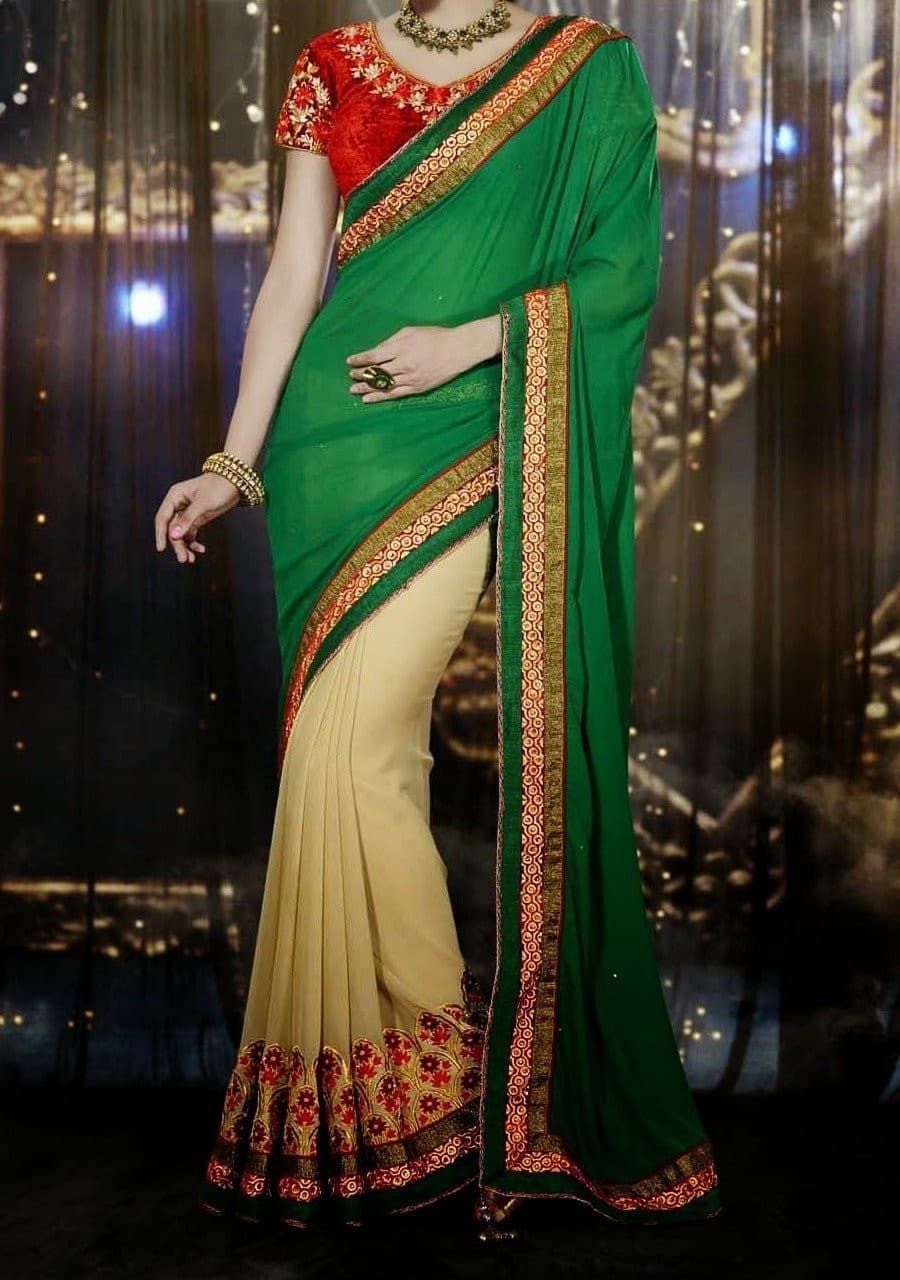 Nirvana Fashion Exclusive Designer Saree: Deshi Besh.