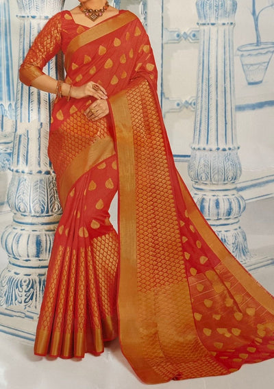 Rajtex Woven Katan Silk Saree - db21764