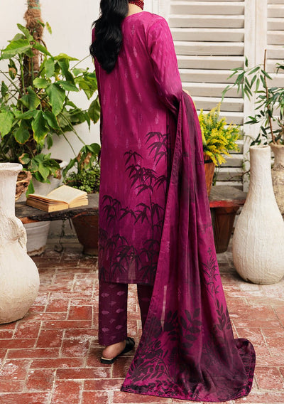 Ramsha Rangrez Embroidered Printed Lawn Dress - db25166