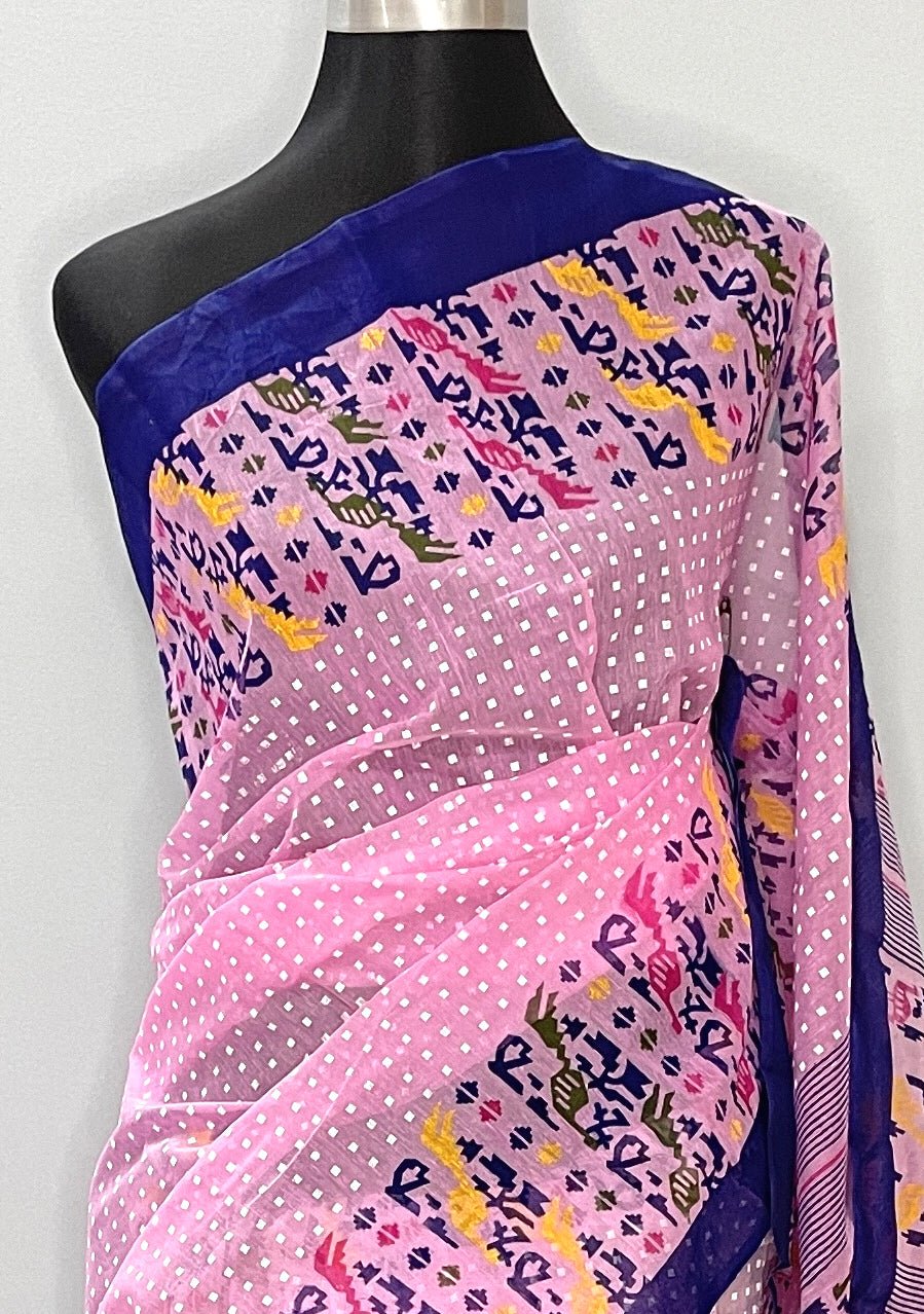 Screen Printed Cotton Silk Saree - db25703