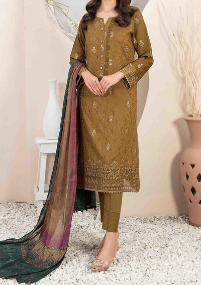 Tawakkal Ruba Heavy Embroidered Viscose Dress - db24987